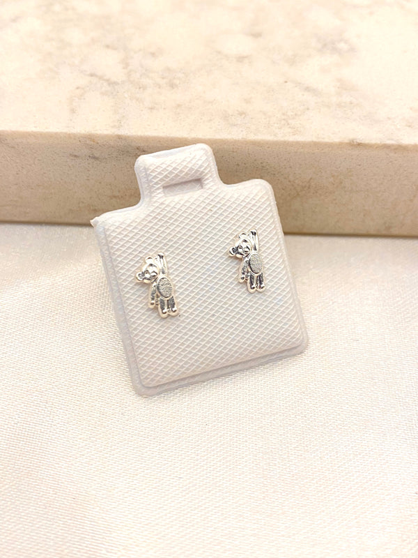 Arete Osito Plata