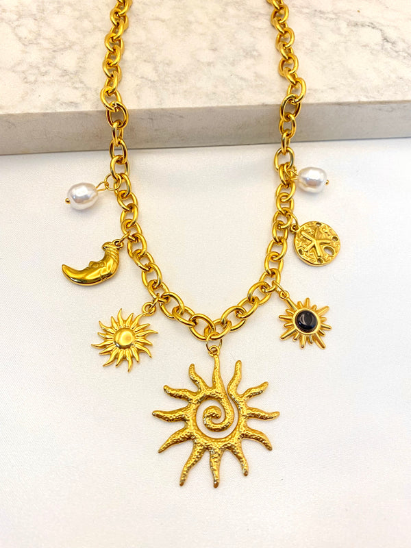 Collar Dijes Acero #6