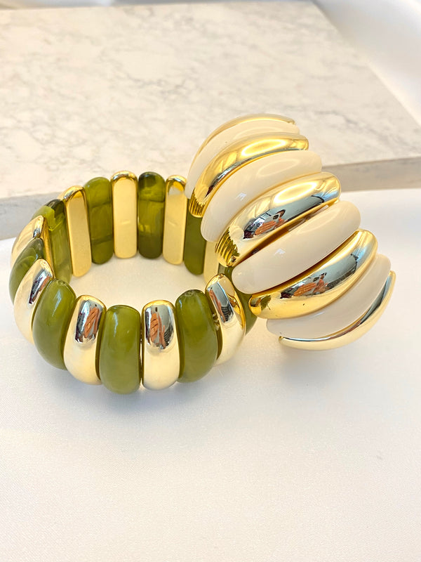 Pulsera Acrilica Combinada