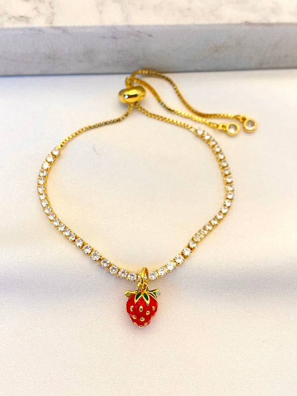 Pulsera Zirconias Dije