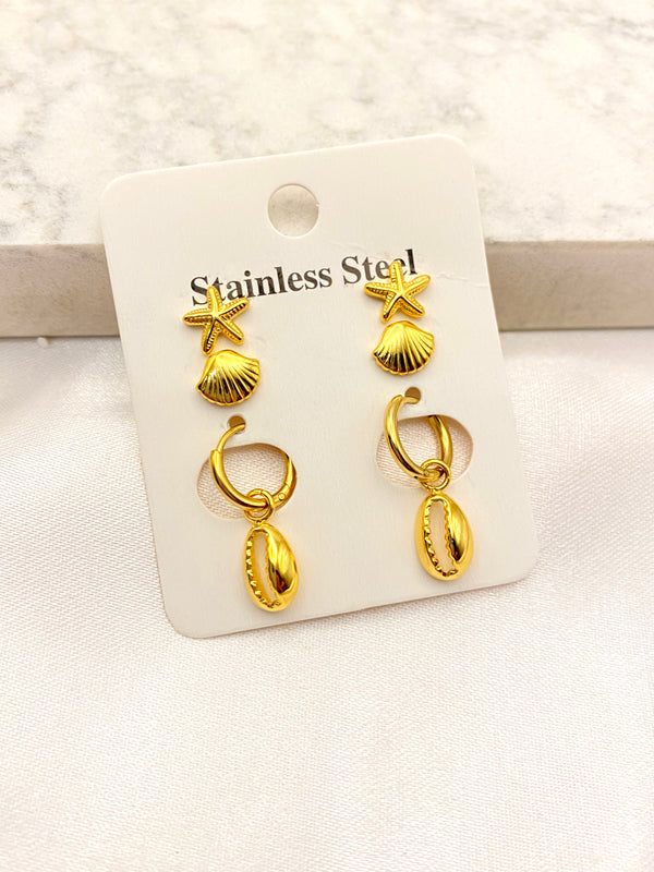 Set Aretes Marino Acero