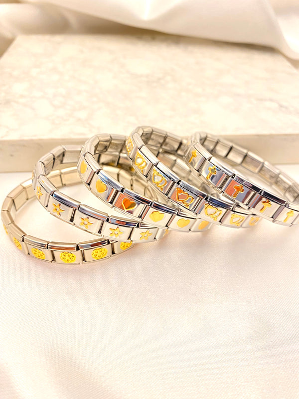 Pulsera Italiana con Figuras #2