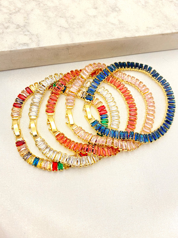 Pulsera Cristal Grande Broche Clip