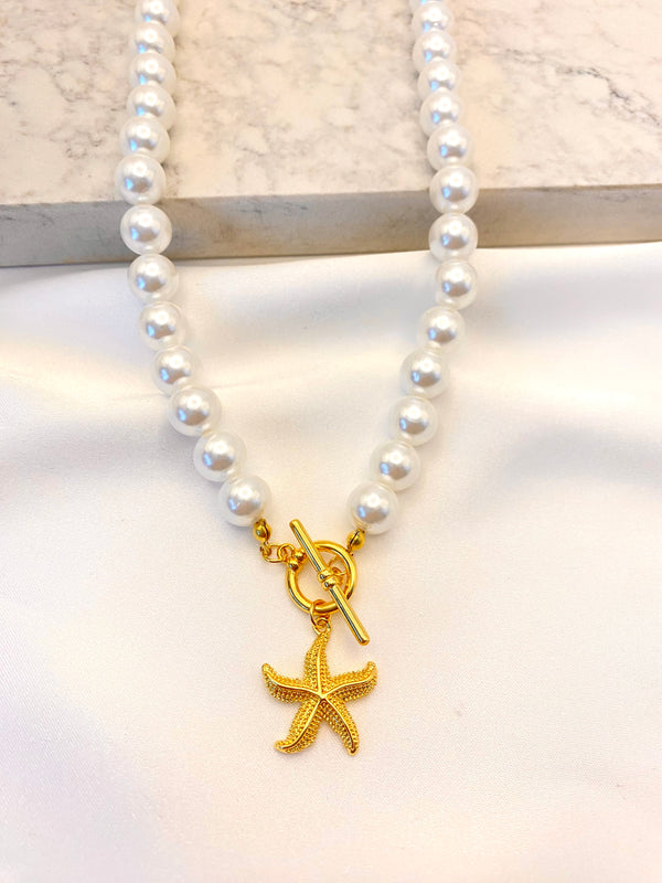 Collar Perlas Estrella de Mar