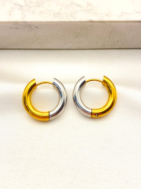 Arracada Bicolor Acero