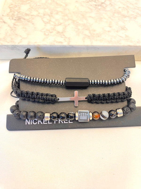 Set Pulsera Caballero #12