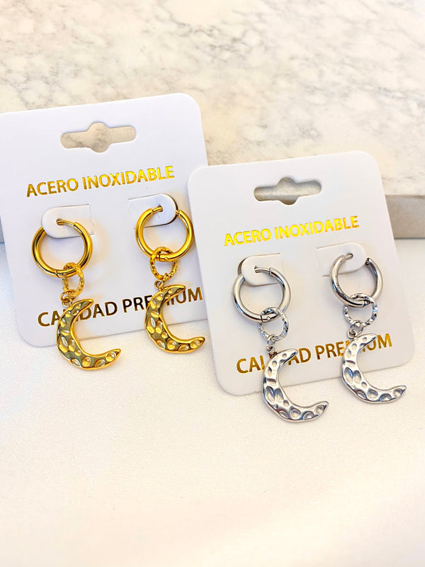 Huggie Luna Martillada Acero