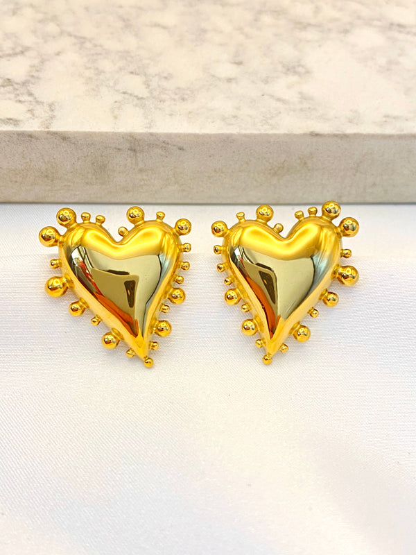 Arete Corazon Boleado Acero