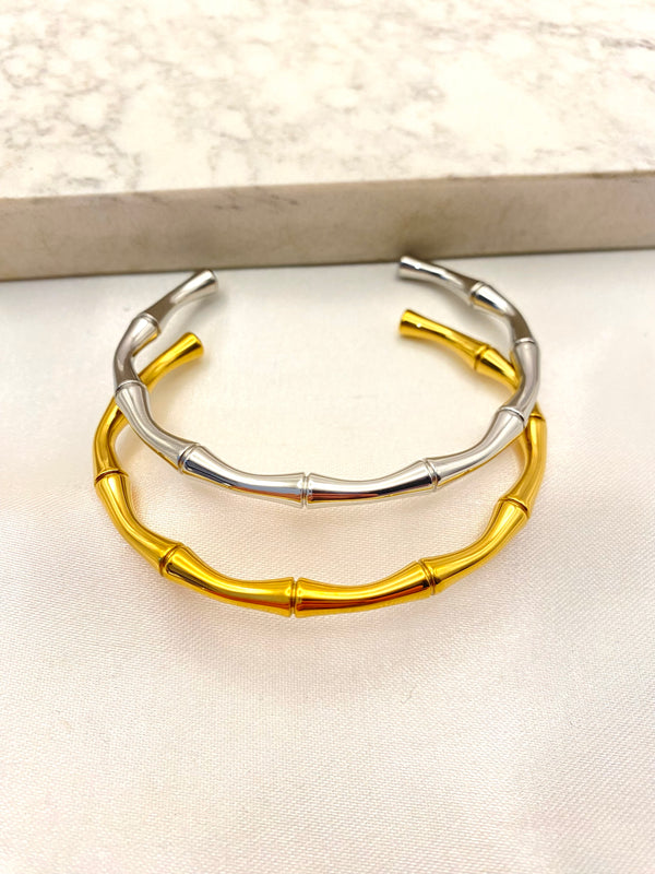 Pulsera Bamboo Acero