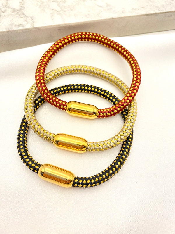 Pulsera Cordon Broche Magnetico