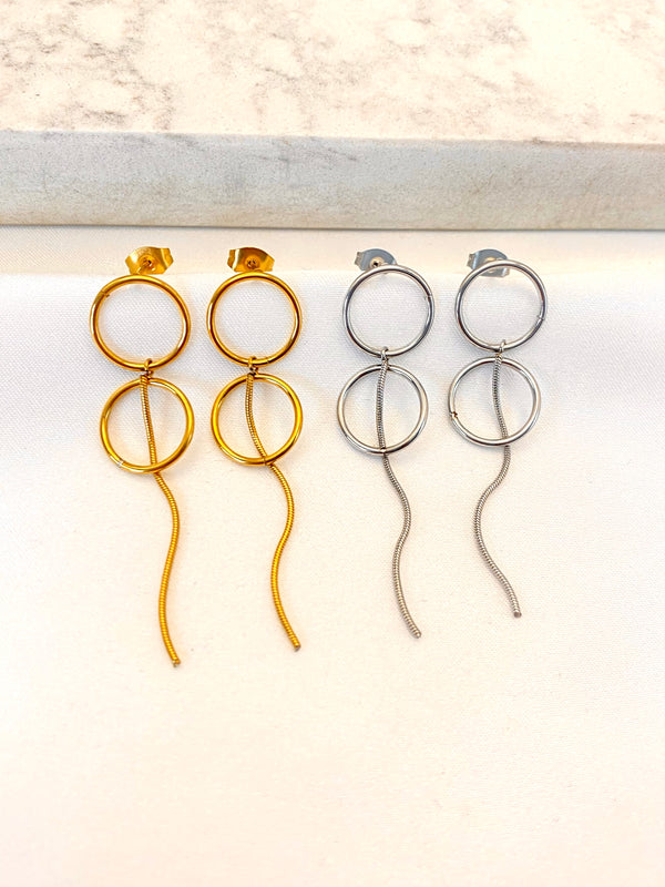 Arete Hoops Colgante Acero