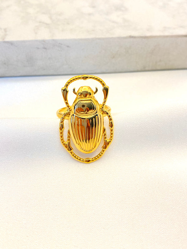 Anillo Escarabajo Acero