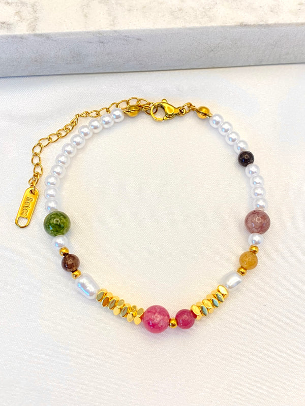 Pulsera Cristales Colors Acero
