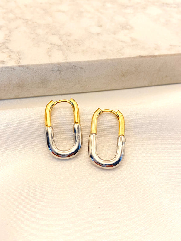 Arracada Francesa Bicolor