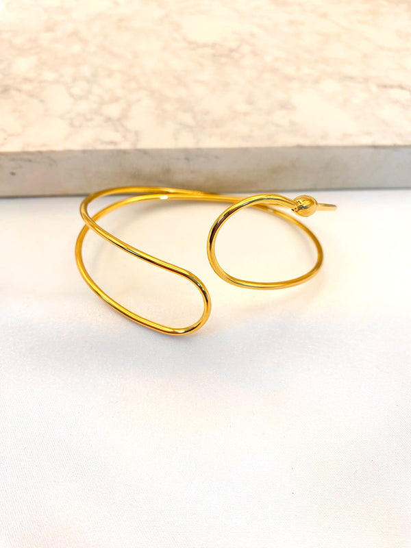 Pulsera Aria Dorada Acero