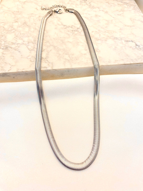 Cadena Snake Ancha Acero