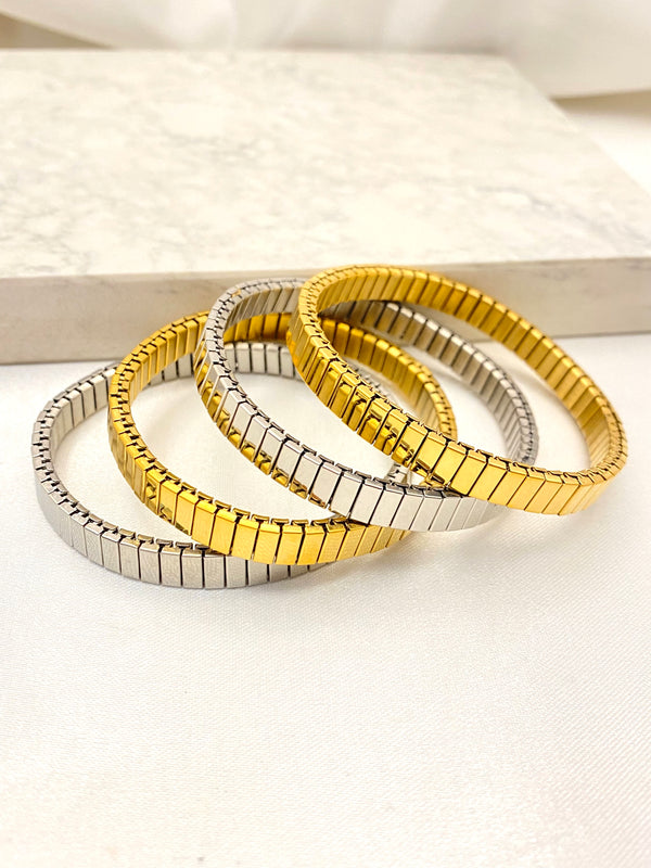 Pulsera Barritas Acero