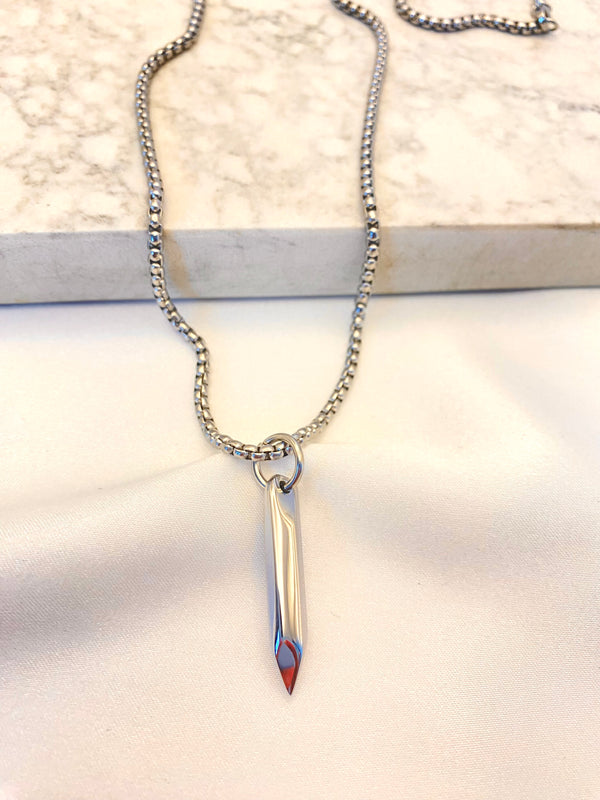 Cadena Obelisco Caballero Acero