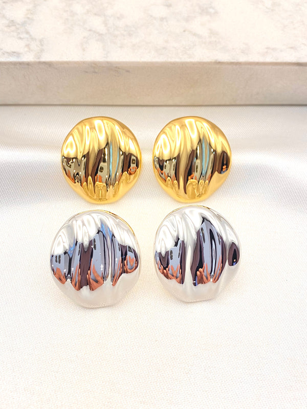 Arete Button Ondas Acero