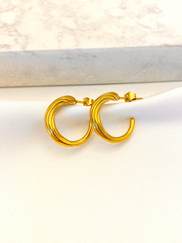 Arracada Semi Twist Acero