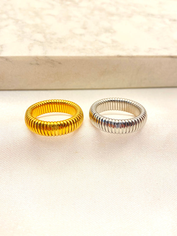 Anillo Vintage Cerrado Acero