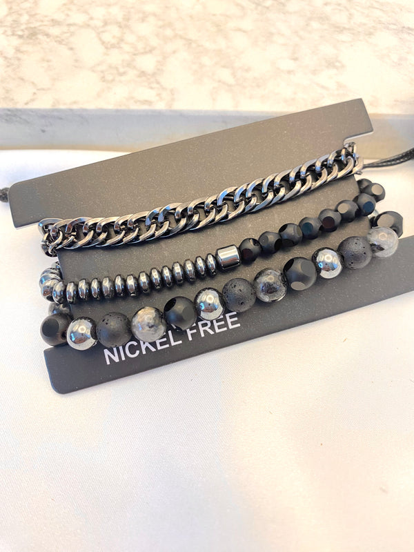 Set Pulsera Caballero #13