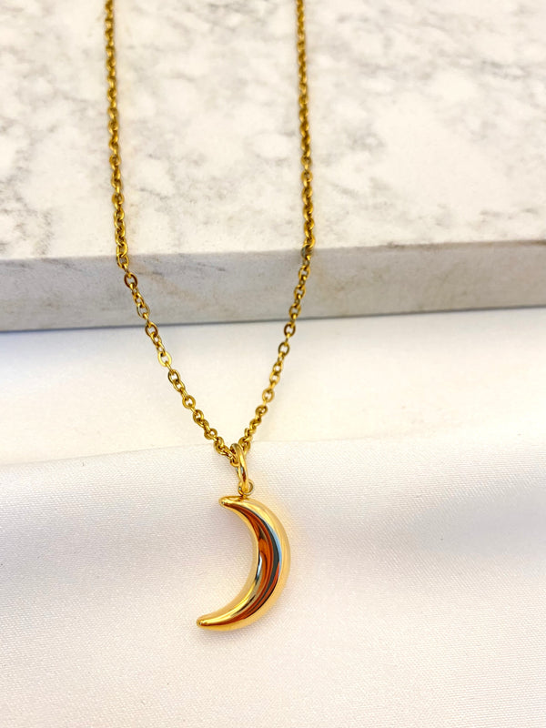 Collar Luna Acero