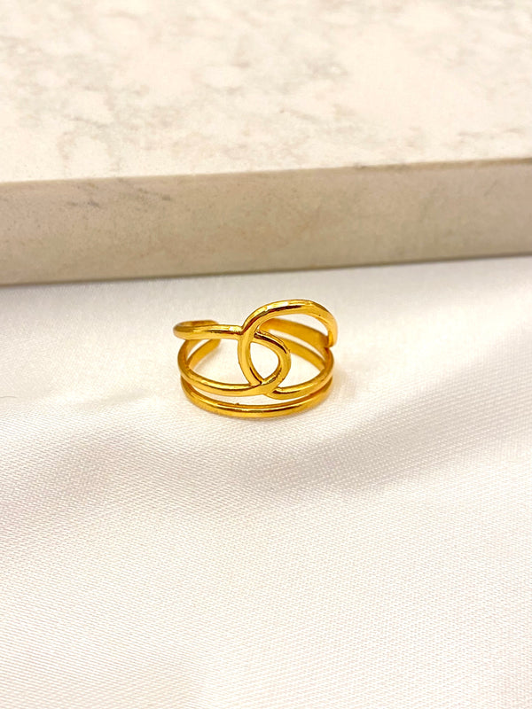 Anillo Enlazado Acero