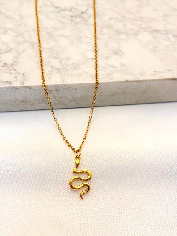 Collar Serpiente Acero