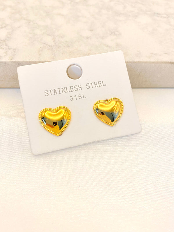 Arete Corazon Liso Acero
