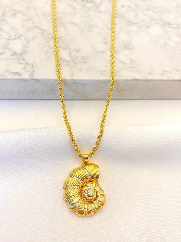 Collar Nautilo Zirconias