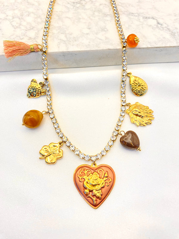 Collar Dijes Acero #4