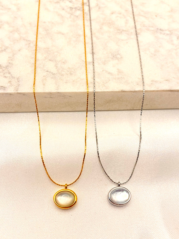 Collar Cardano Ovalo Acero