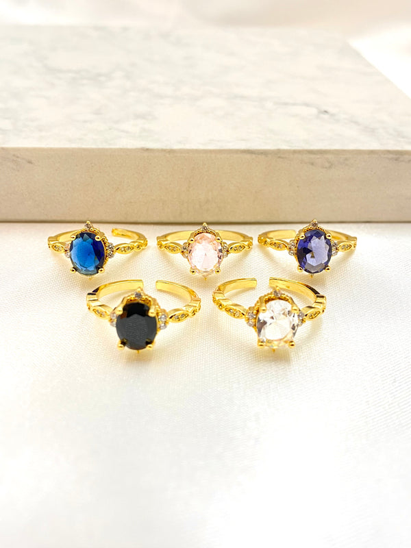 Anillo Ovalo Colores