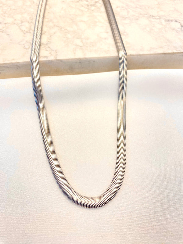 Cadena Snake Ancha Acero