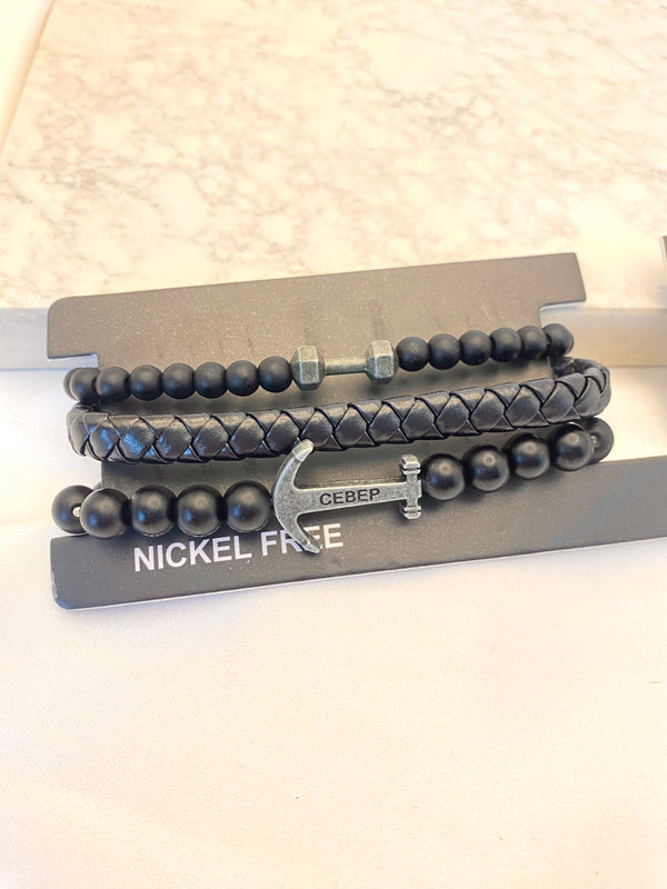 Set Pulsera Caballero #14