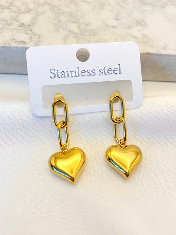 Arete Eslabones Corazon Acero