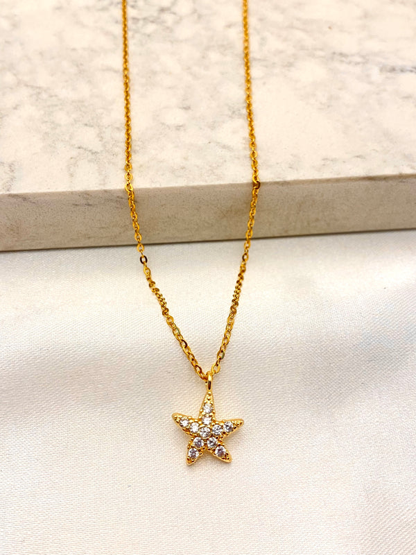 Collar Estrellita Zirconias