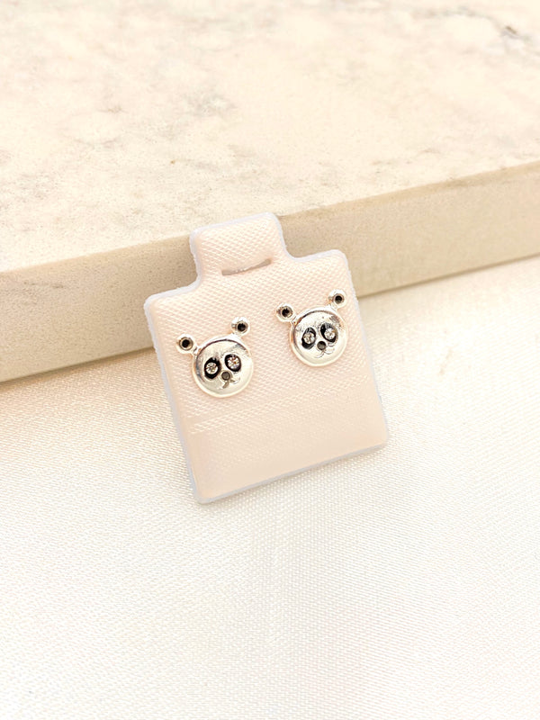 Arete Carita Panda Plata