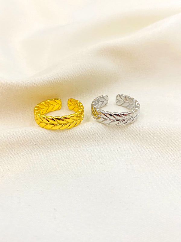 Anillo Trenza Fina #2